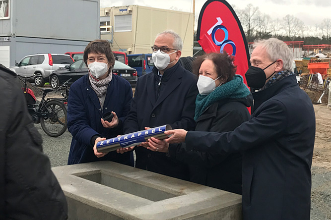 Grundsteinlegung Noackhoefe Lincolnsiedlung Darmstadt