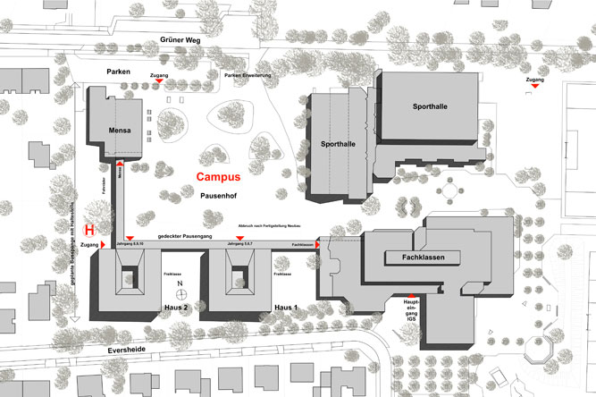 Wettbewerb Neubau Klassentrakt IGS Osnabrueck