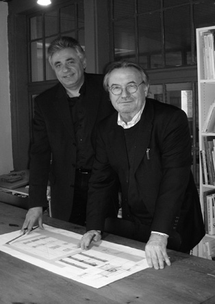 Prof. Dipl.-Ing. Rolf Hoechstetter und Dipl.-Ing. Rainer Siegel